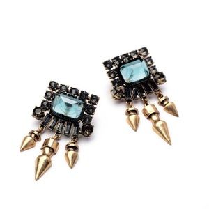 Spikes statement earrings